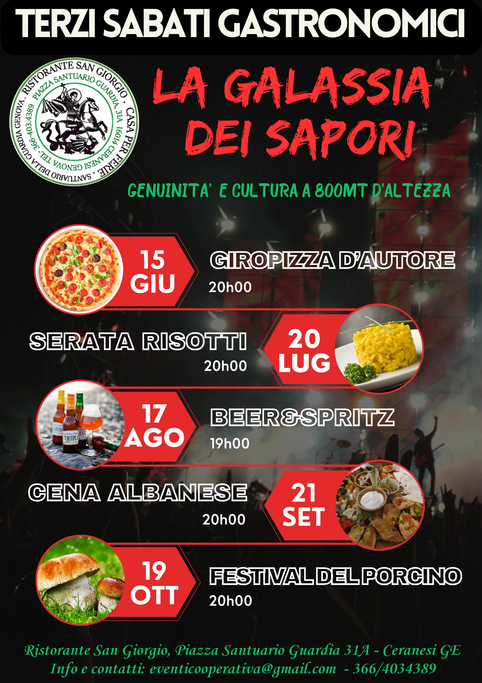 TERZI SABATI GASTRONOMICI